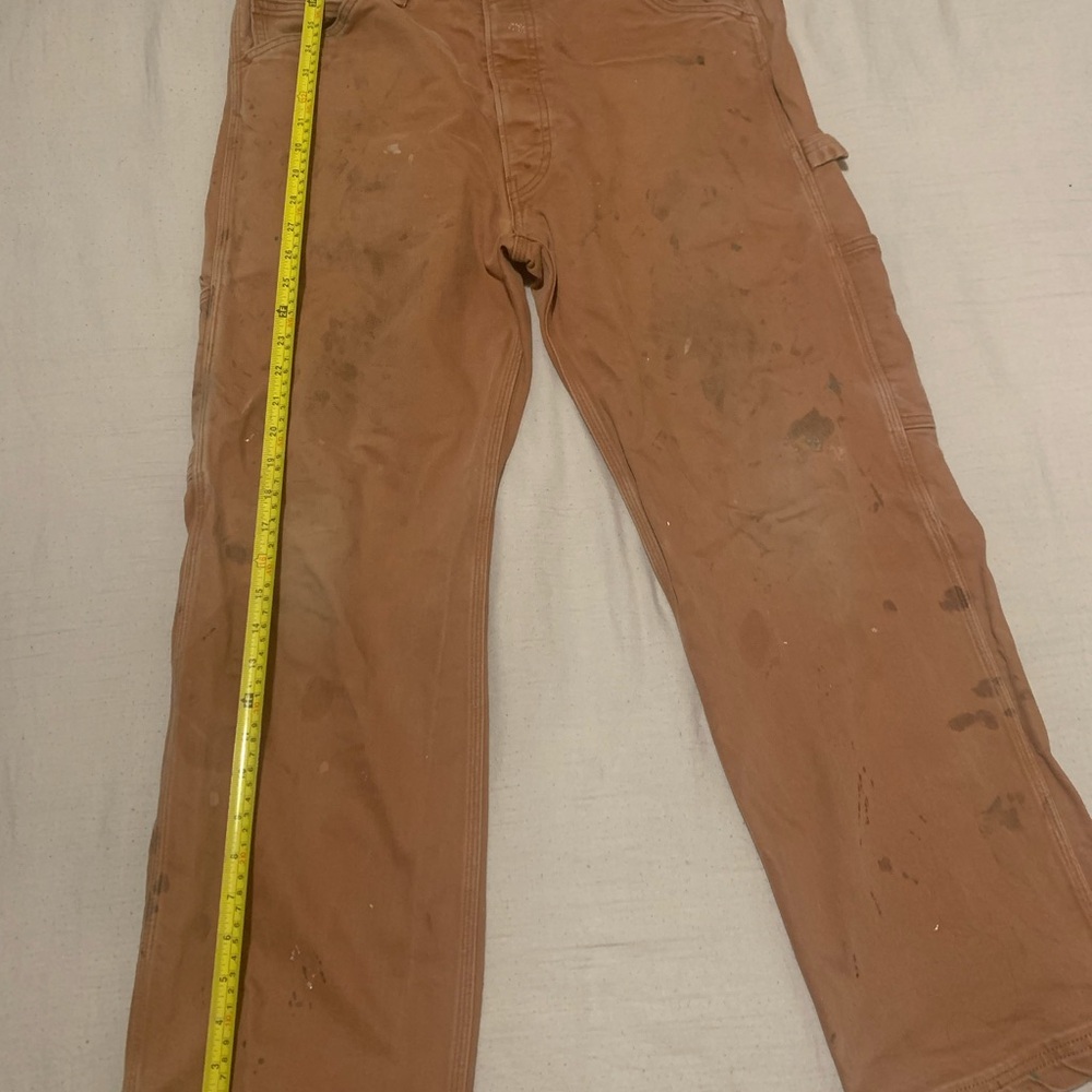 Levi's Men's Straight Jeans in Brown - Picture 2 of 14